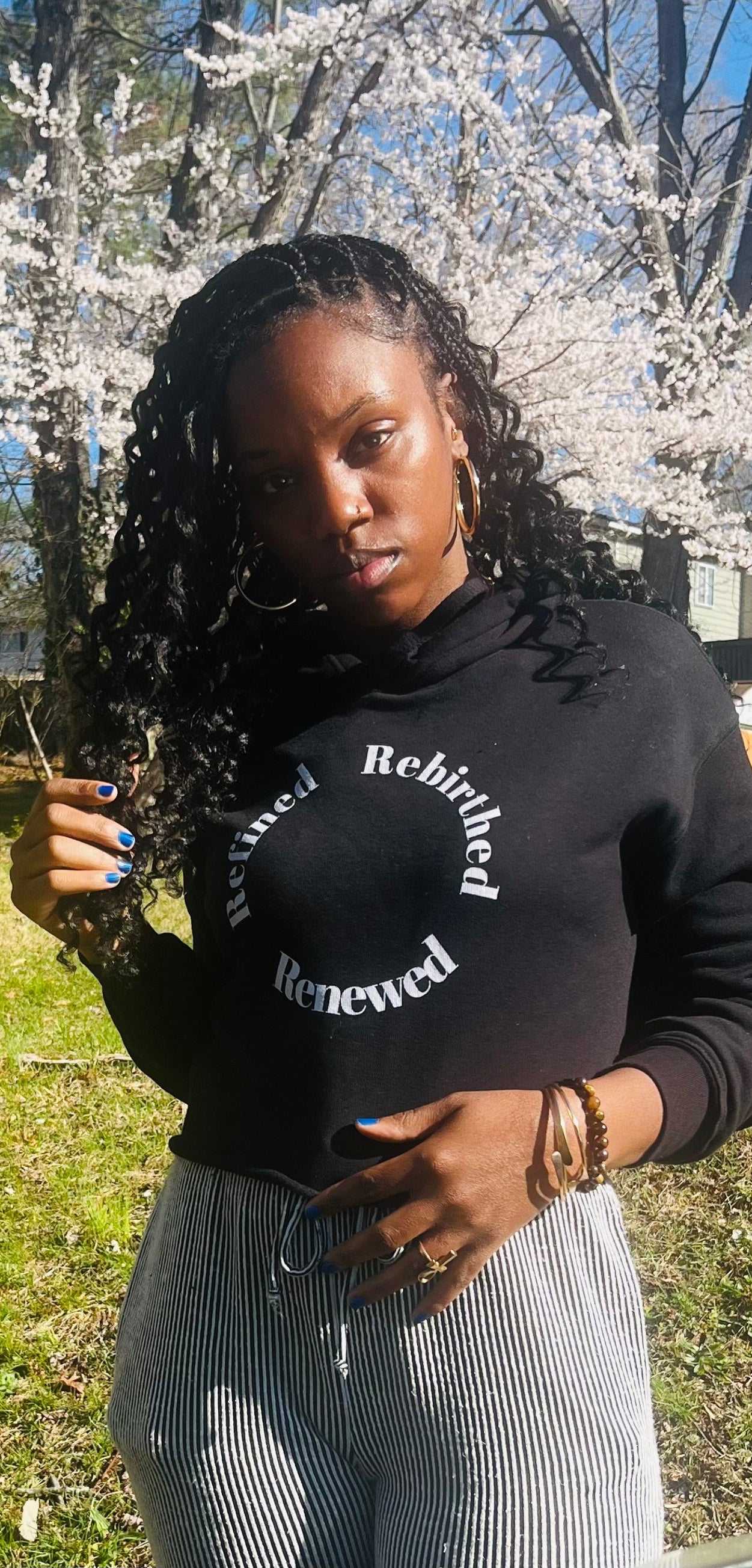 RRR Crop Hoodie